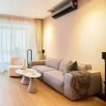 Ben Yeo's Condo | Products Seen: [Ankara 3-Seater Sofa, Senett Lounger, Uno Coffee Table – Dia445 - (Sintered) & Uno Coffee Table – Dia700 - (Sintered)]